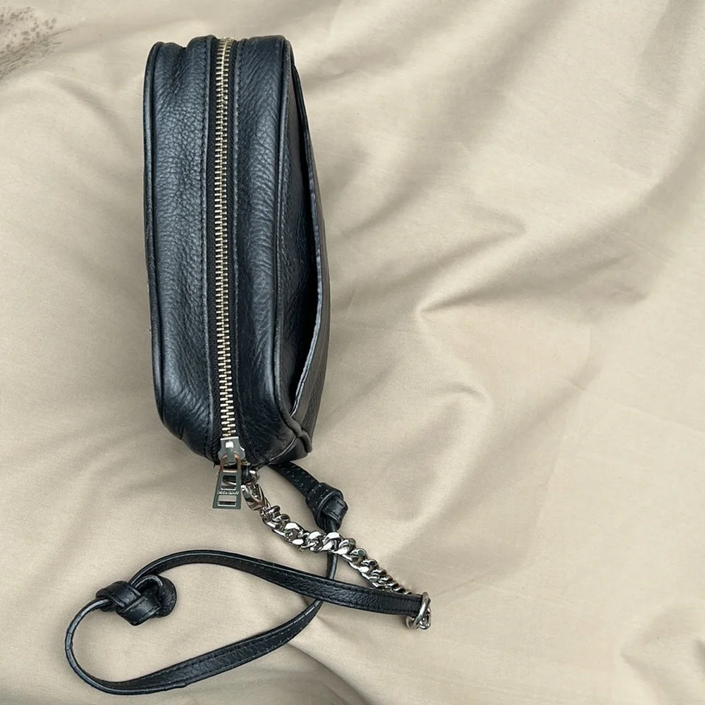 Zadig & Voltaire black & silver stars cross-body bag - Picture 4 of 9